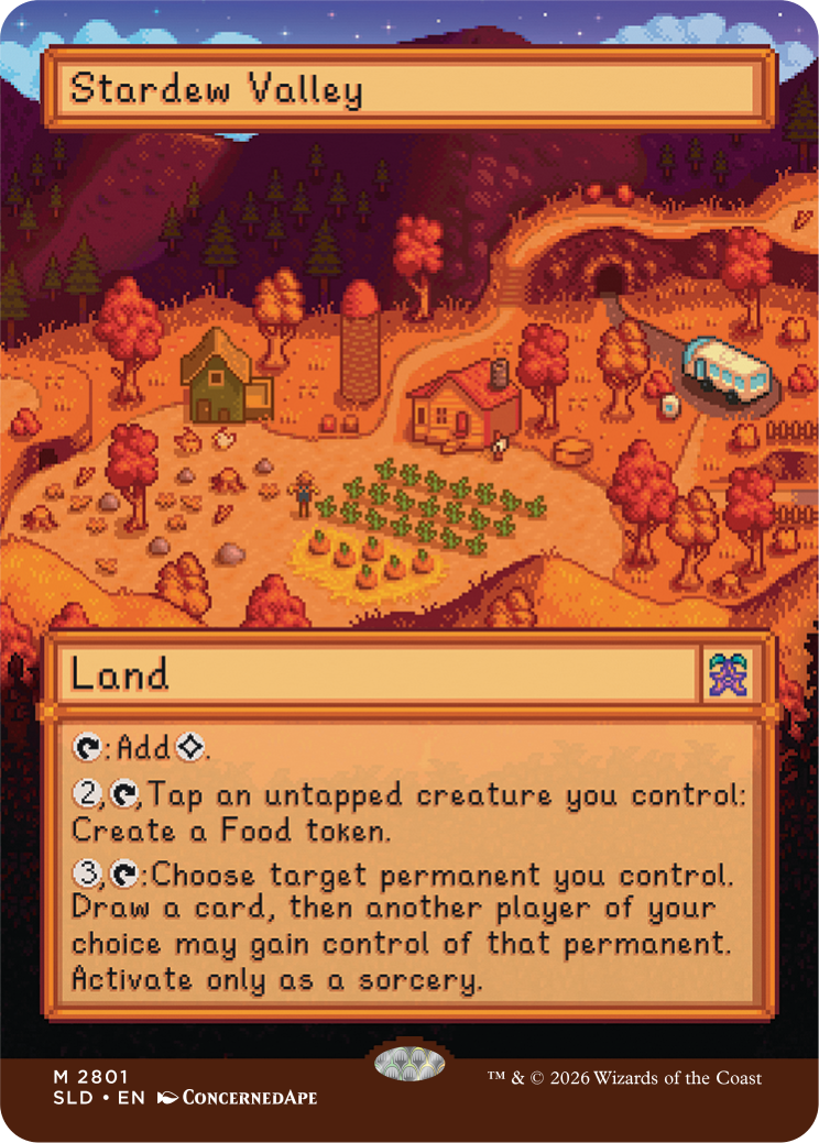 Stardew Valley — land card artwork