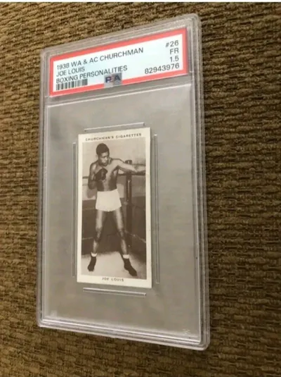 1938 Churchman's Boxing Personalities Joe Louis