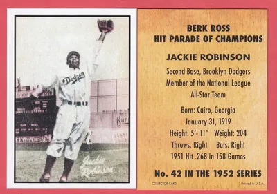 1951 Berk Ross Jackie Robinson