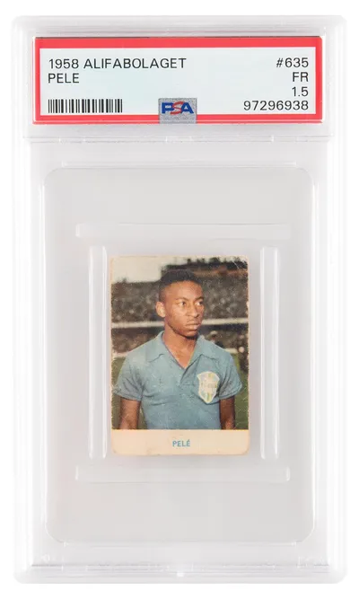 1958 Alifabolaget Pele Rookie Card