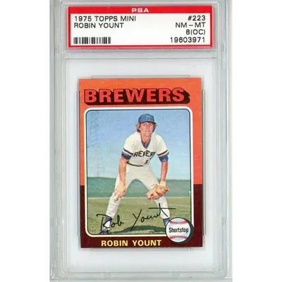 1975 Topps Mini Robin Yount Rookie Card
