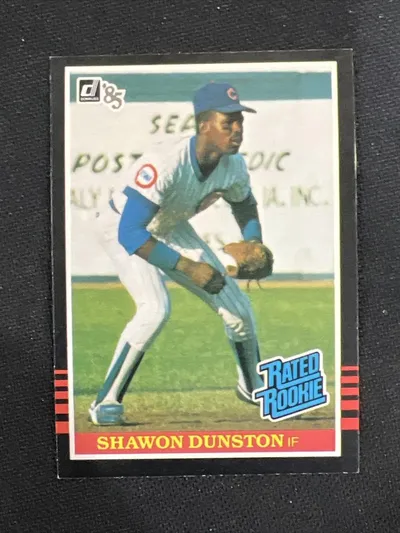 1985 Donruss Shawon Dunston Rated Rookie #43