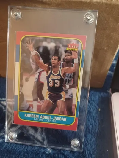 1986-87 Fleer Basketball Kareem Abdul-Jabbar