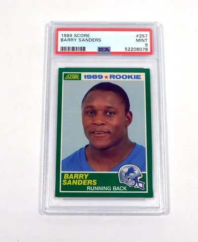 Barry Sanders Rookie Card