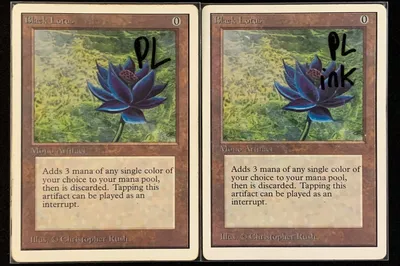 Magic the Gathering 1991 Alpha Black Lotus