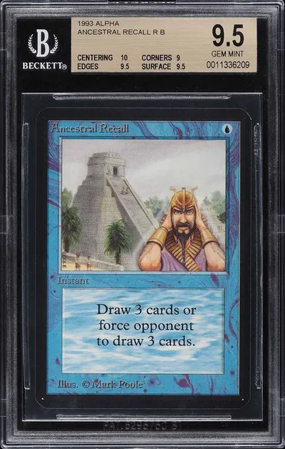 Magic: The Gathering Alpha Ancestral Recall